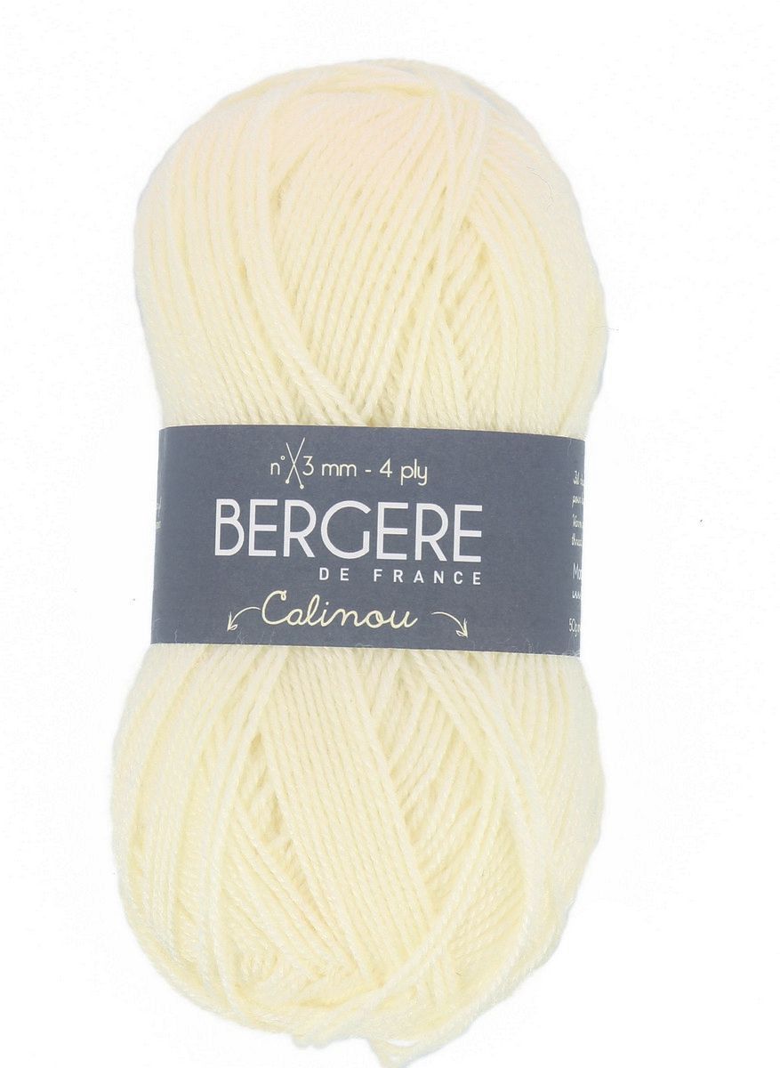 Bergere Calinou - Farbe Ivoire 185m/50g, 75% Polyacryl, 25% Wolle 