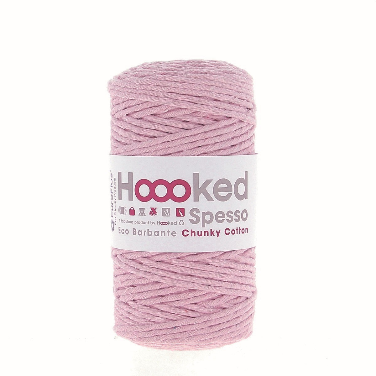 Hoooked Eco Barbante Spesso, Fb. Blossom  100% recyceltes Garn