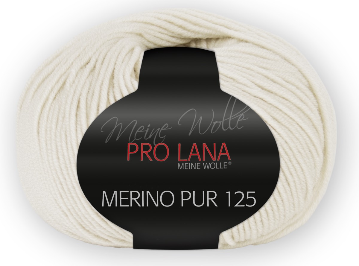 PRO LANA Merino PUR 125, 100% Wolle (Merino) extrafein  in verschiedenen Farben