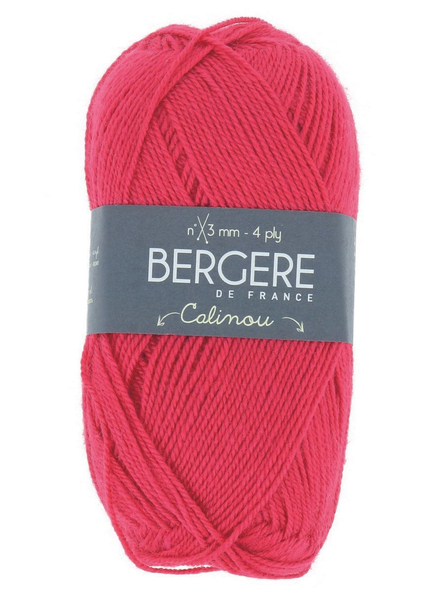 Bergere Calinou - Farbe Litchi 185m/50g, 75% Polyacryl, 25% Wolle