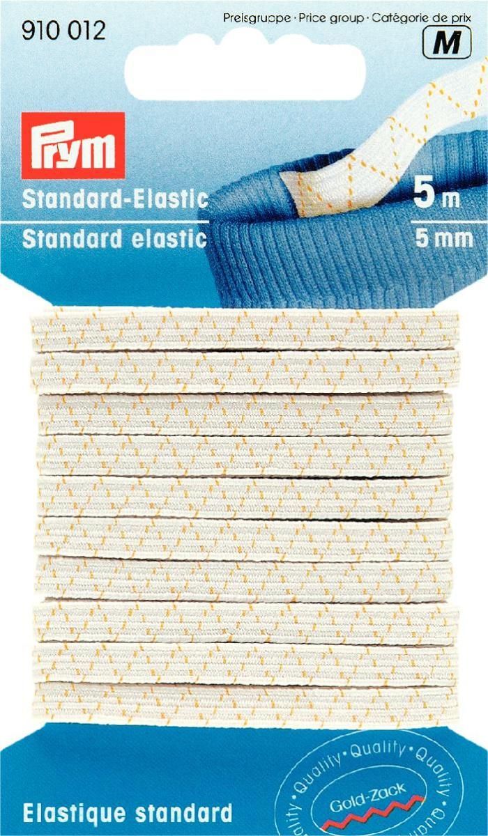 Standart-Elastic 5mm weiß  5m