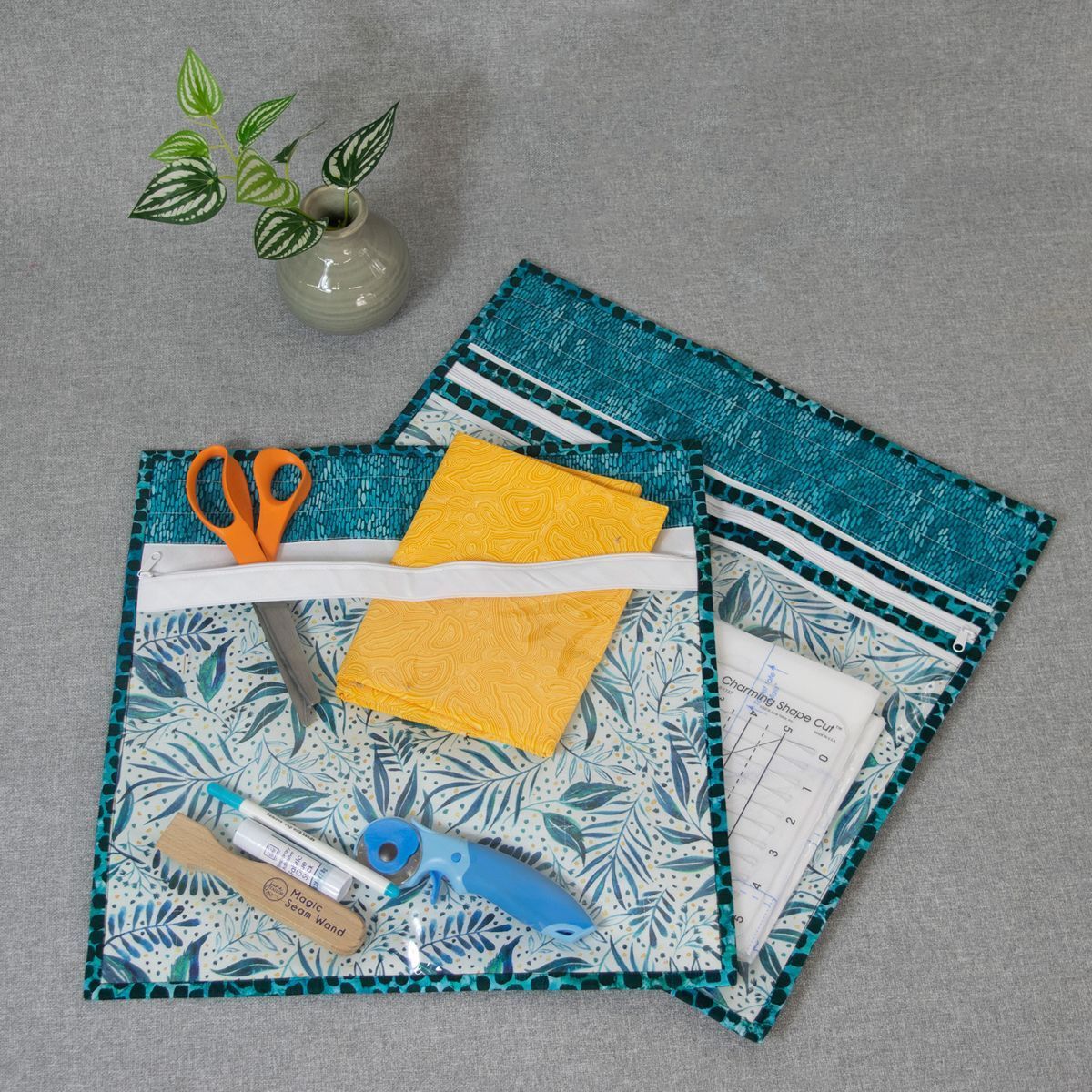 June Tailor Zippitiy-Do-Done Projekttaschen Nähset in verschiedenen Farben