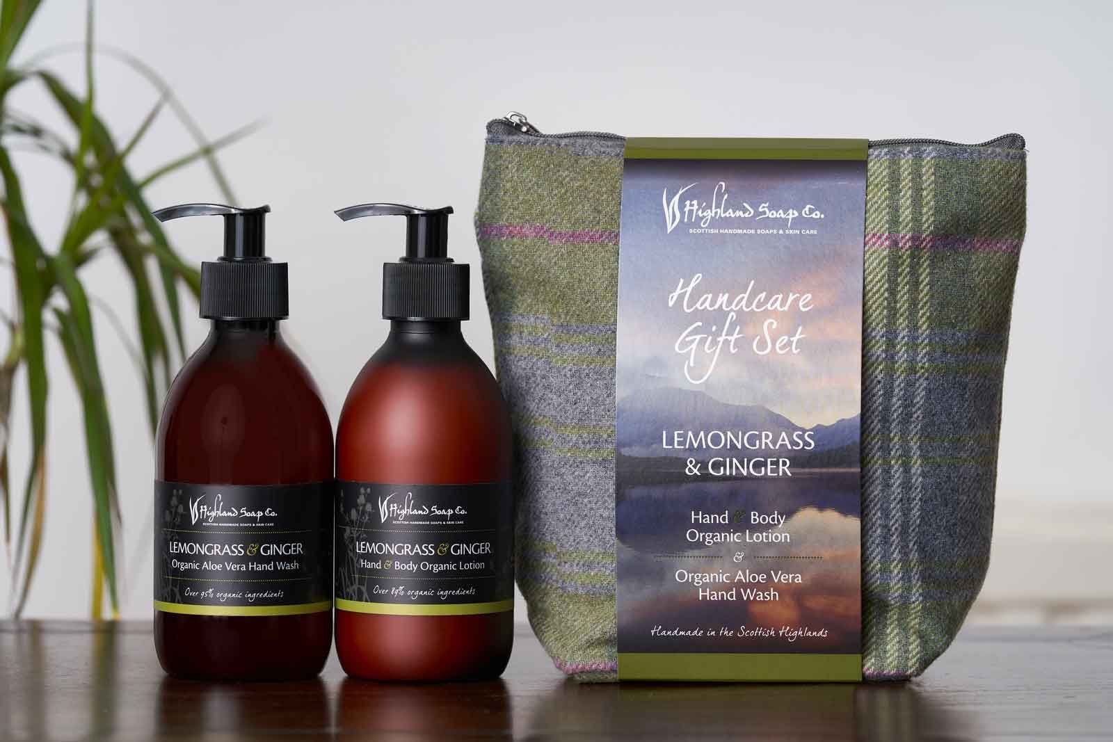 Highland Soap Geschenkset Handpflege Lemongrass & Ginger (Zitronengras & Ingwer)