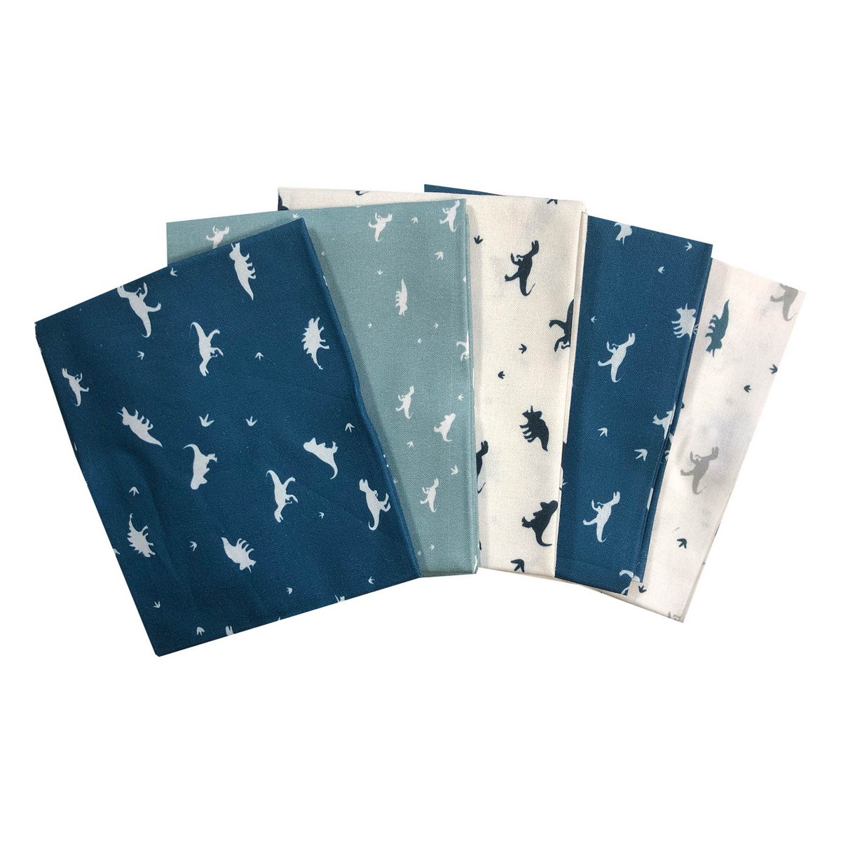 Fat Quarter Stoffpaket Small Dinosaurs 5 Stücke á  45 x 55 cm (18 x 22 inch)