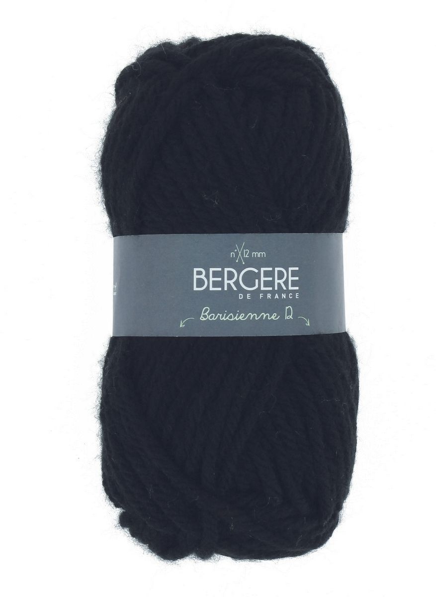 Bergere Barisienne 12, 100% Polyacryl 75m/150g,  Nadelstärke 12,0 Fb. Corbeau Bergere Barisienne 12, 100% Polyacryl 75m/150g,  Nadelstärke 12,0 Fb. Corbeau