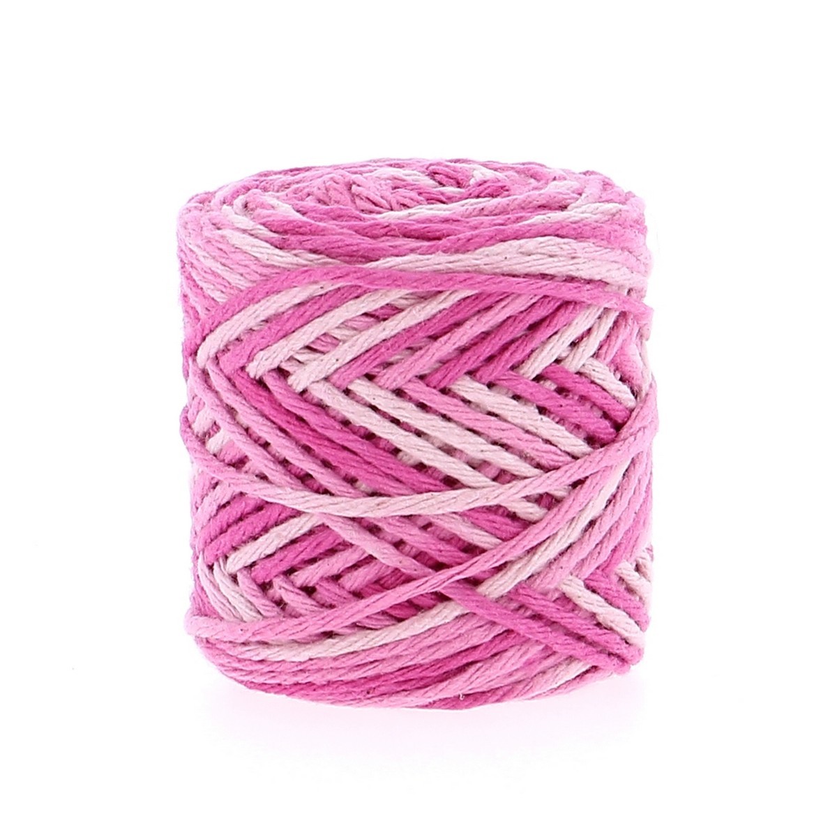 Hoooked Eco Barbante Milano, 50g 100% recycelte Garne, Fb. Roseberry Crunch 