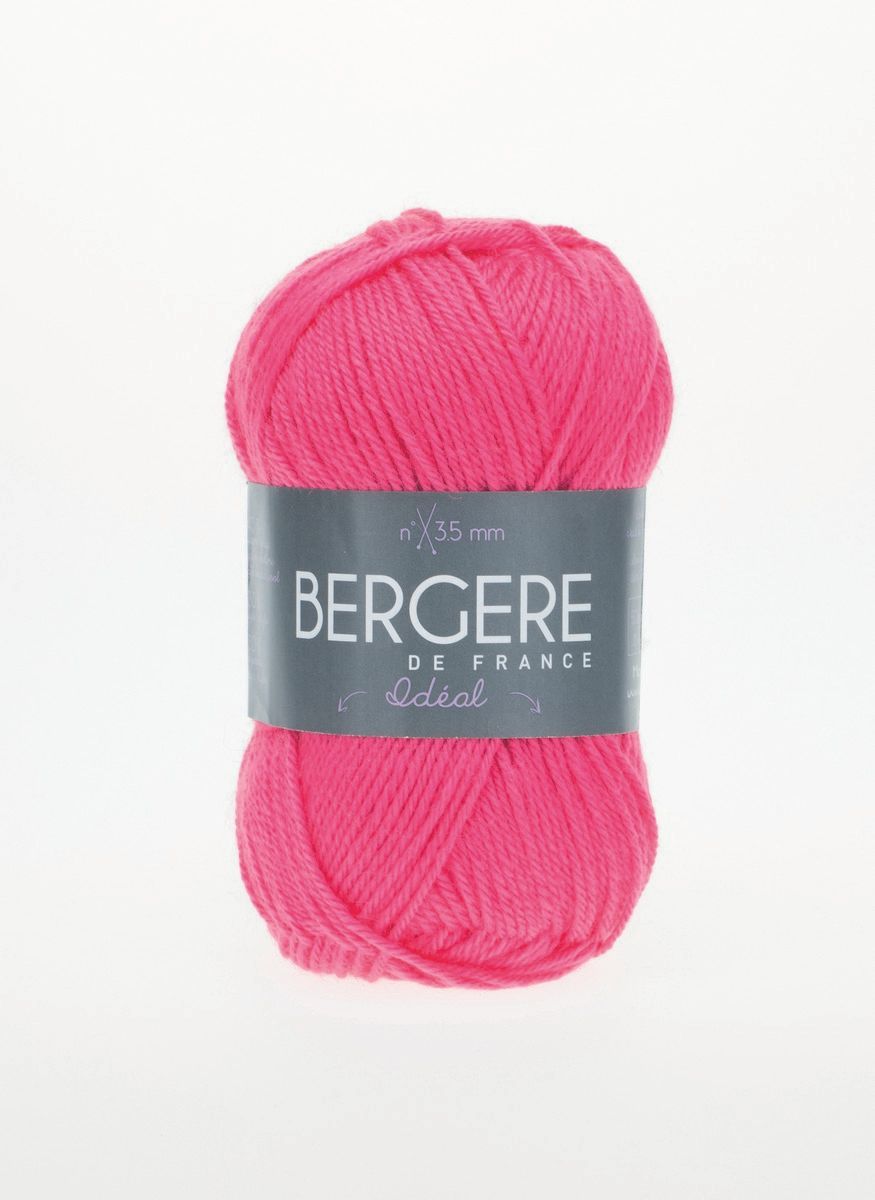 Bergere Ideal - Farbe Hortensia, 125m/50g 40% gekämmte Wolle, 30% Polyacryl, 30% Polyamid