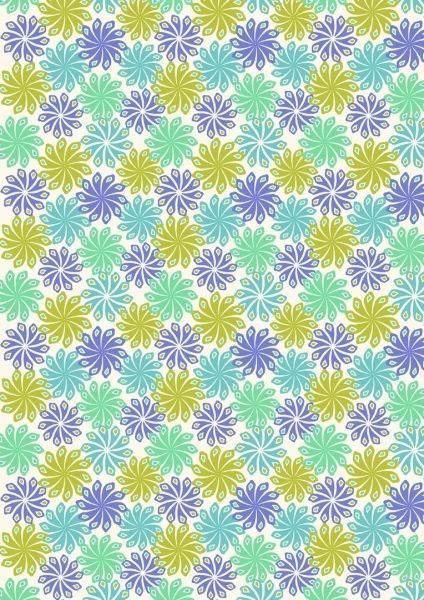 Baumwollwebware Dulce Brasil! Pico Flower Green