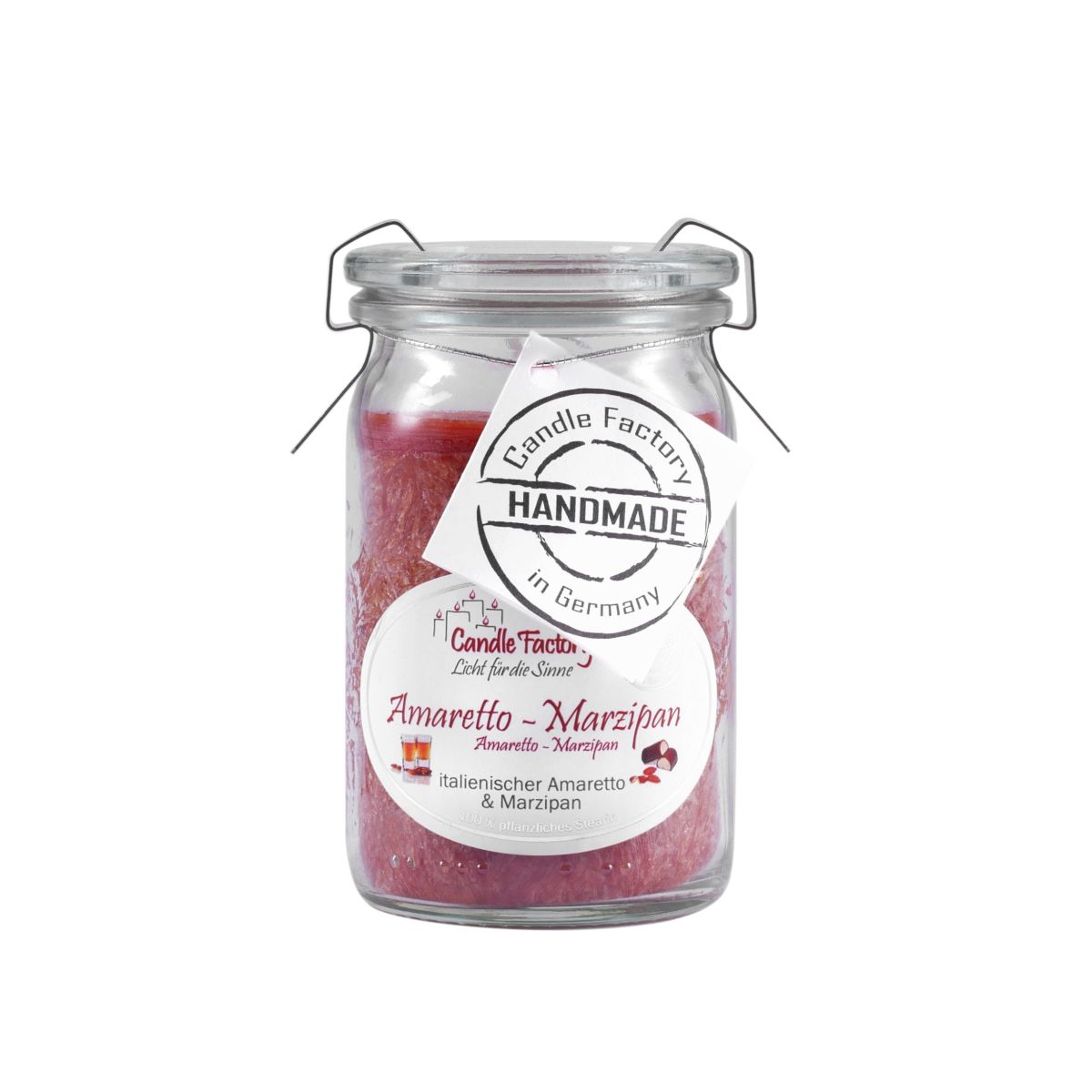 Baby-Jumbo Kerze von Candle Factory im Glas  mit Duft in tollen Farben