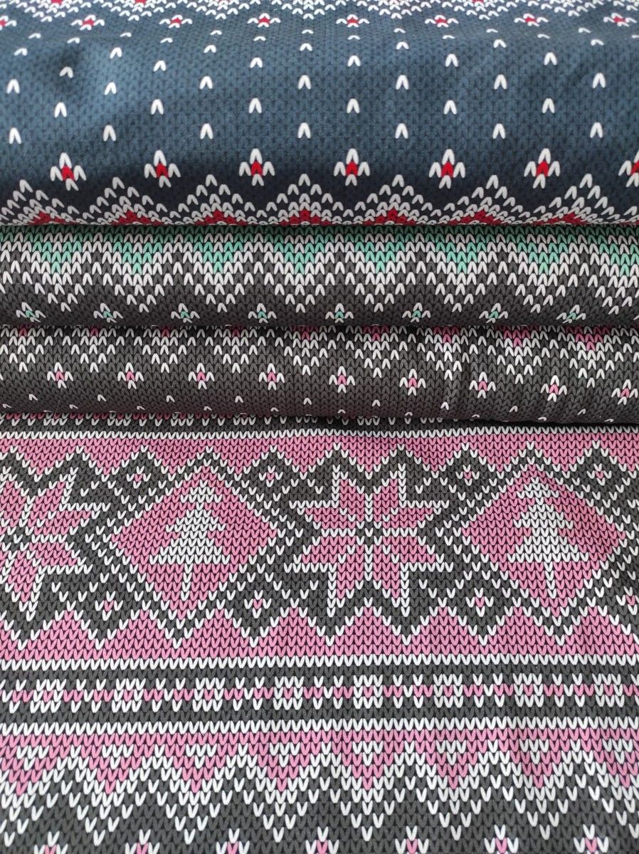 S&W French Terry Knit Norway Bordüre  verschiedene Farben, 95% Baumwolle, 5% Elasthan S&W French Terry Knit Norway Bordüre  verschiedene Farben, 95% Baumwolle, 5% Elasthan