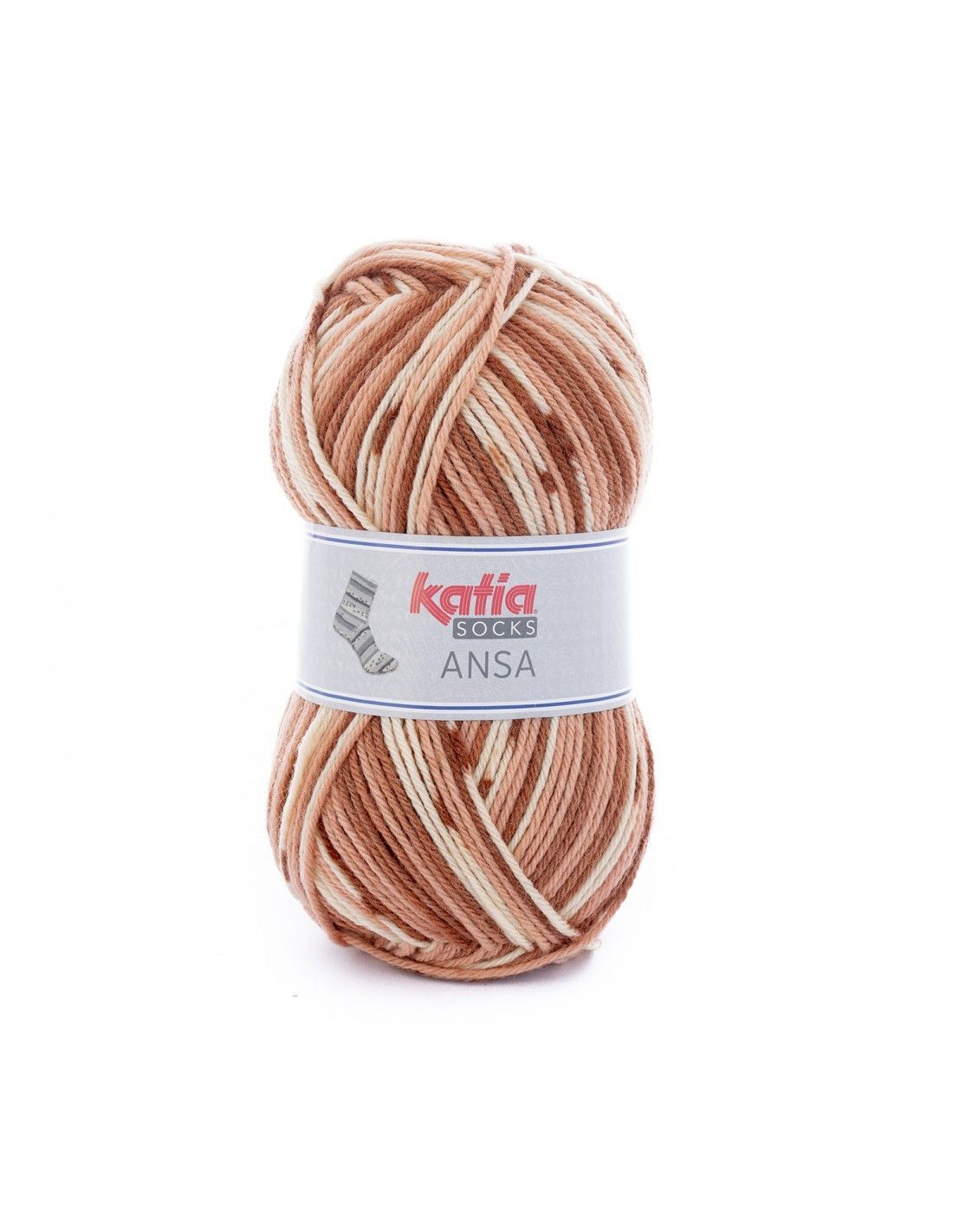 Katia Ansa Socks 150g,  Fb 81  75% Schurwolle Superwash / 25% Polyamid