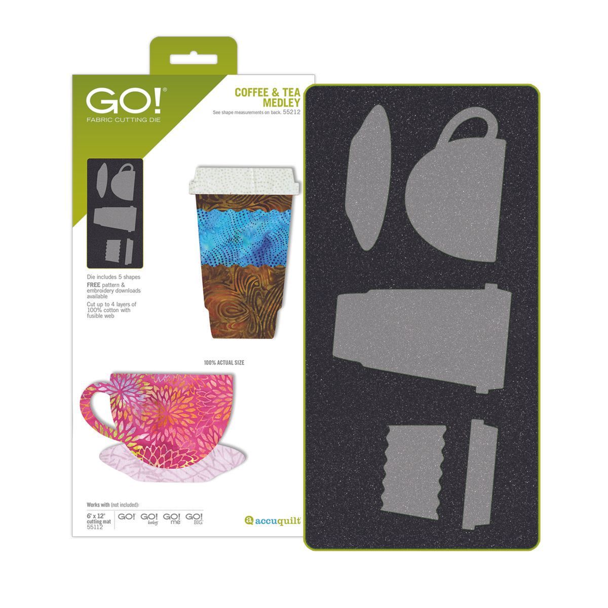 Accuquilt Stanzform Coffee & Tea Medley 