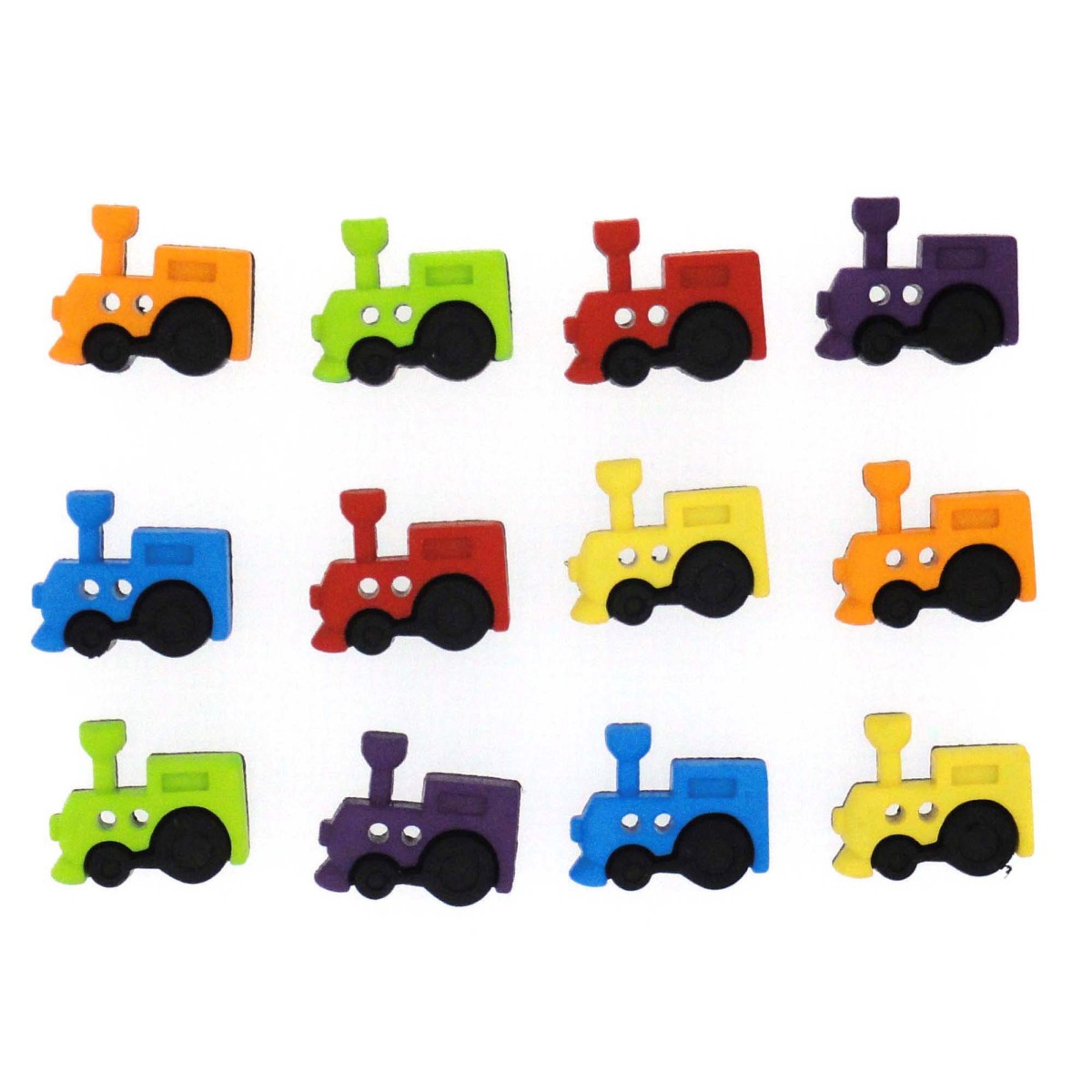 Dress It Up Knöpfe Kleine Züge, Sew Cute Trains