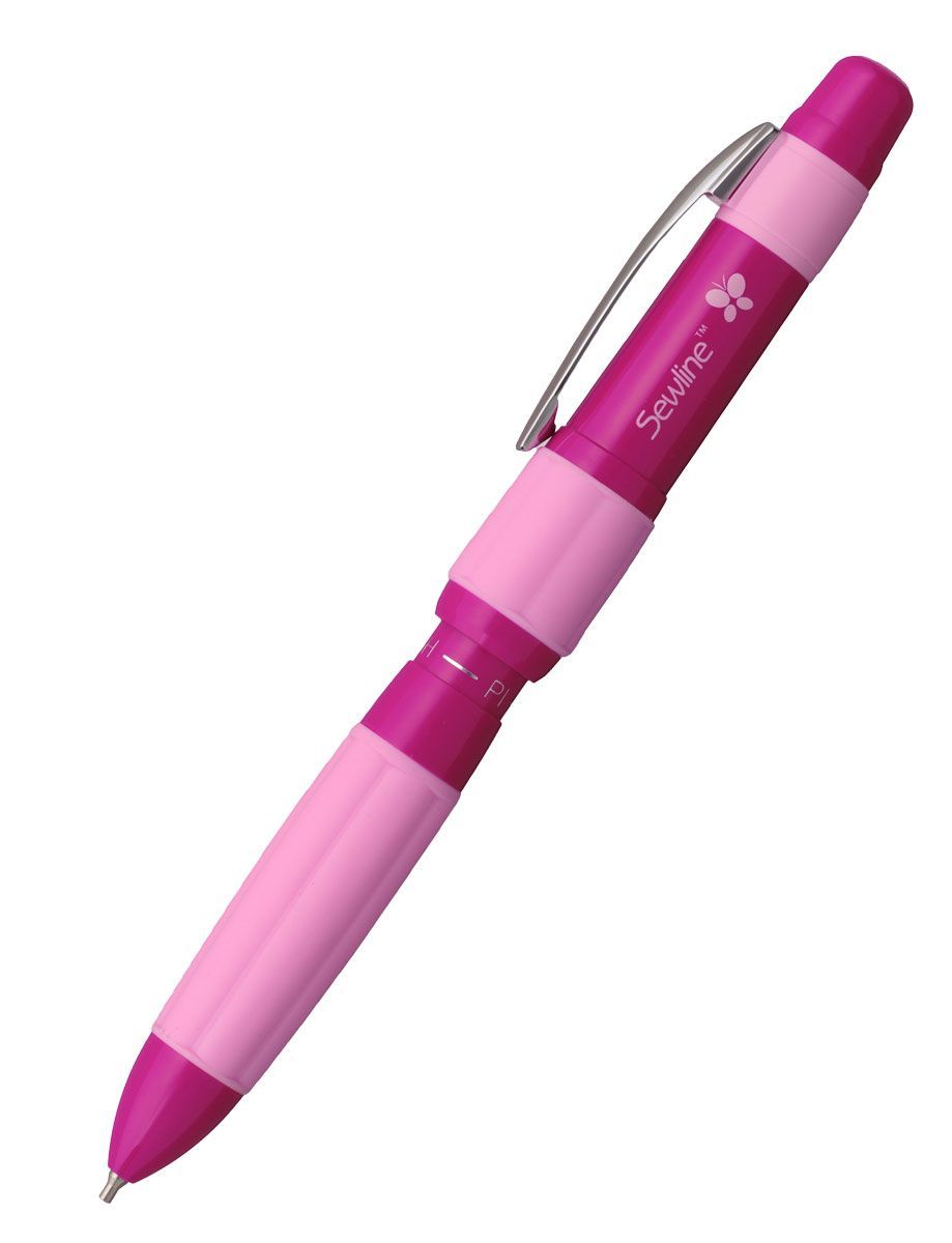 Stoffmarkierstift Trio Colors Sewline für Markierung in Schwarz, Weiß oder Pink