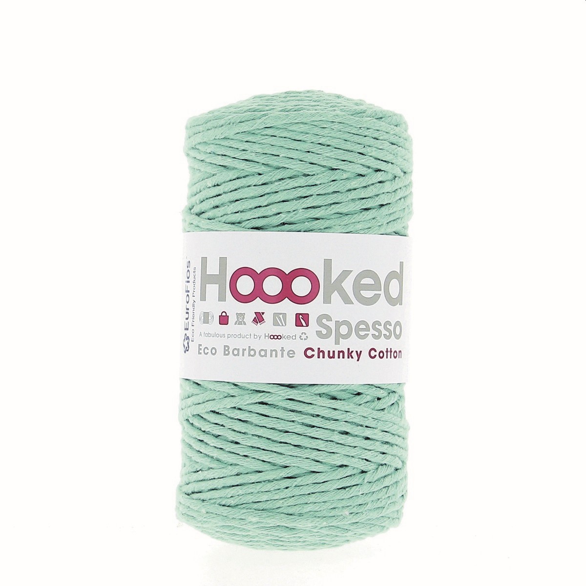 Hoooked Eco Barbante Spesso, Fb. Spring 100% recyceltes Garn