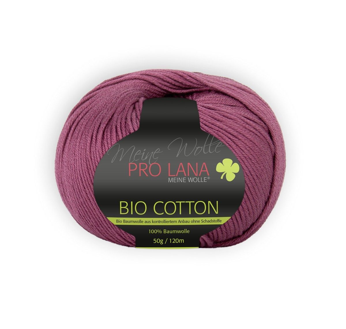 PRO LANA Bio Cotton, Fb. 39 bordeaux 100% Baumwolle 