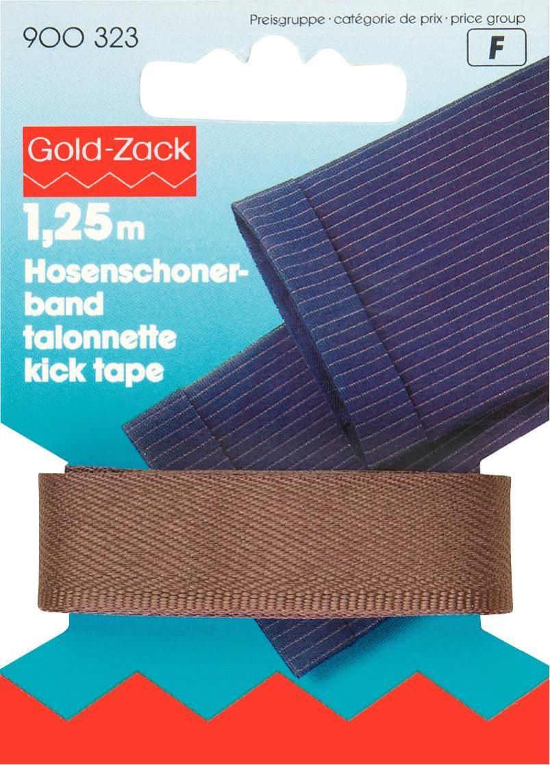Hosenschonerband mittelbraun 