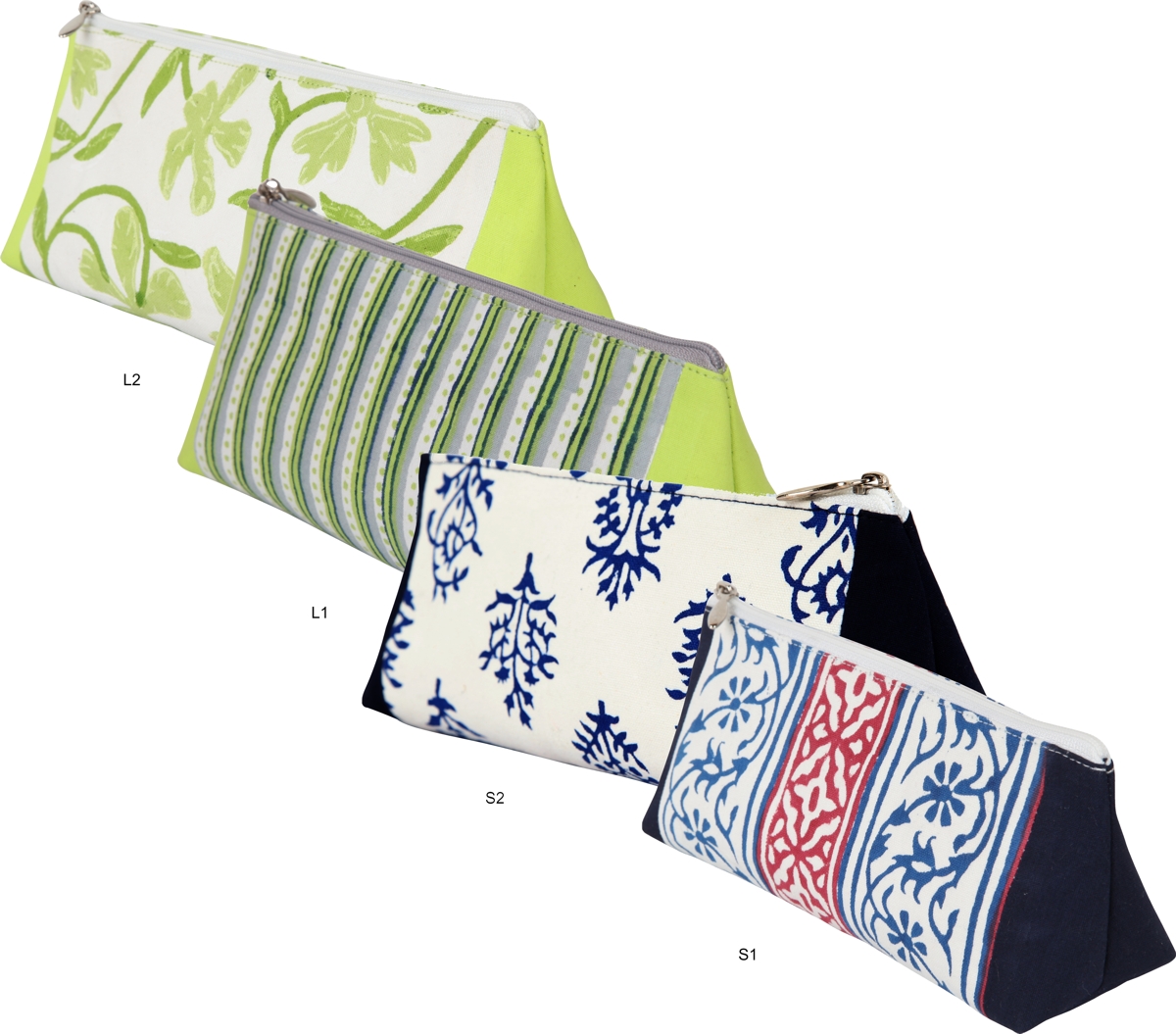 KnitPro Tasche Grace dreieckige Reißverschlusstasche KnitPro Tasche Grace dreieckige Reißverschlusstasche