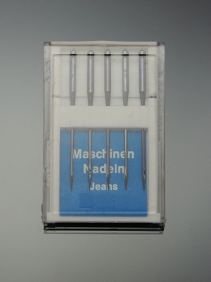Nähmaschinen-Nadel Schmetz Jeans 130/705H-J, Stärke 80/12, Packg. mit 5 Nadeln