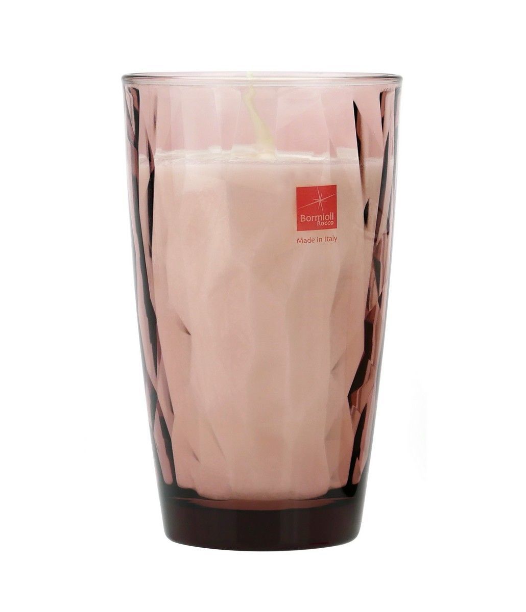 Diamond Candle von Candle Factory im Glas rose groß Seelenfeuer mit Duft  Diamond Candle von Candle Factory im Glas rose groß Seelenfeuer mit Duft