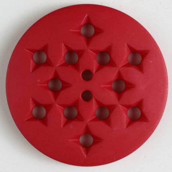 Modeknopf Größe 32 mm rot