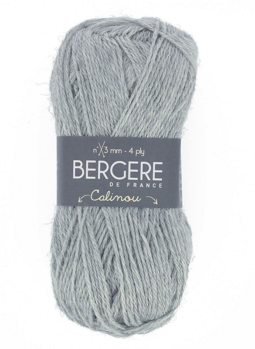 Bergere Calinou - Farbe Gris Souris 185m/50g, 75% Polyacryl, 25% Wolle 