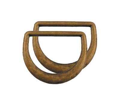 D-Ring 20mm Antik gold 