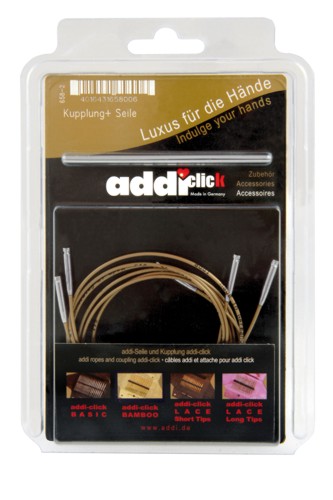 addi-click Seil gold - silber, 100cm