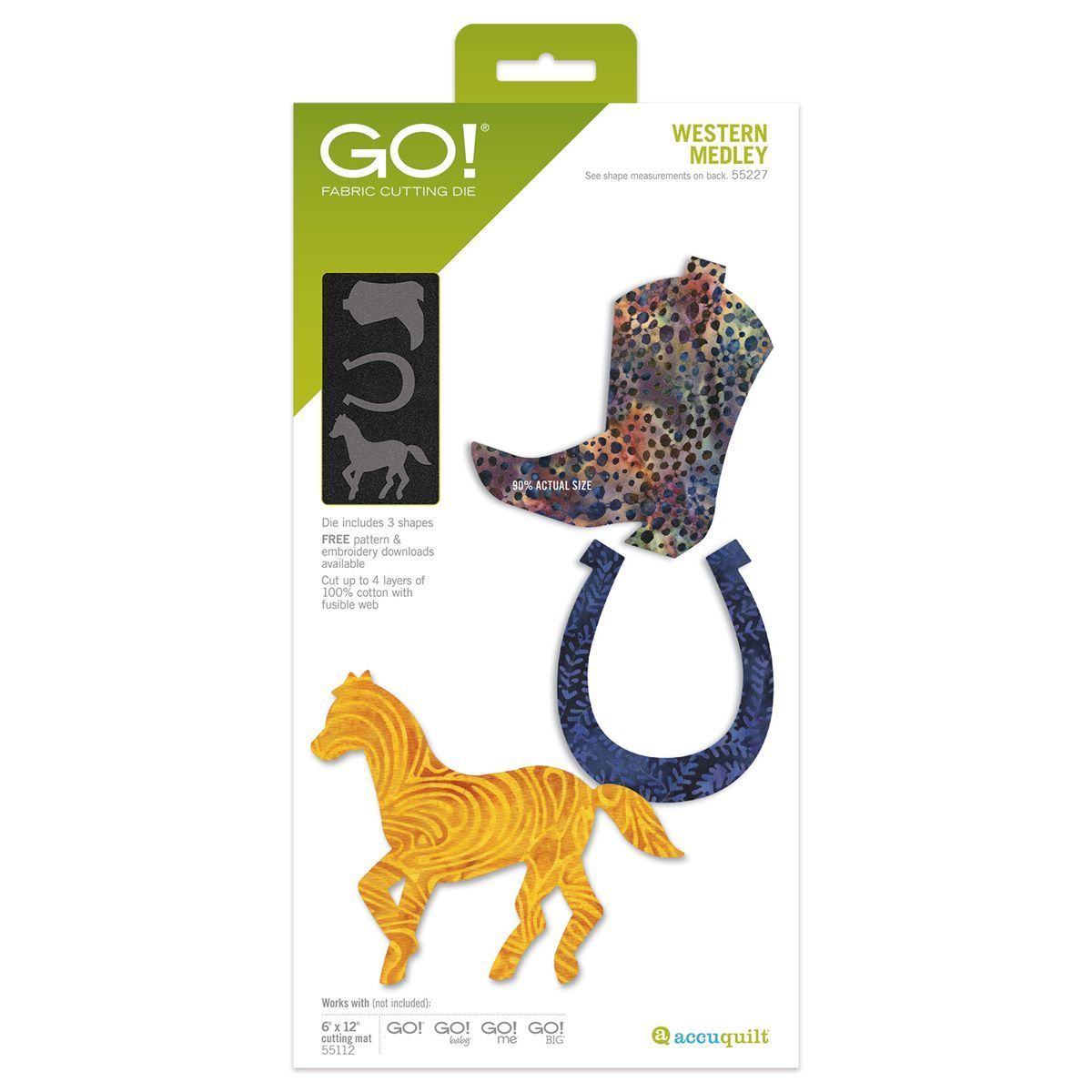 Accuquilt Stanzform Western Medley - 55227