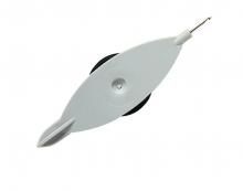 Occhi-Schiffchen mit Haken und Spule
