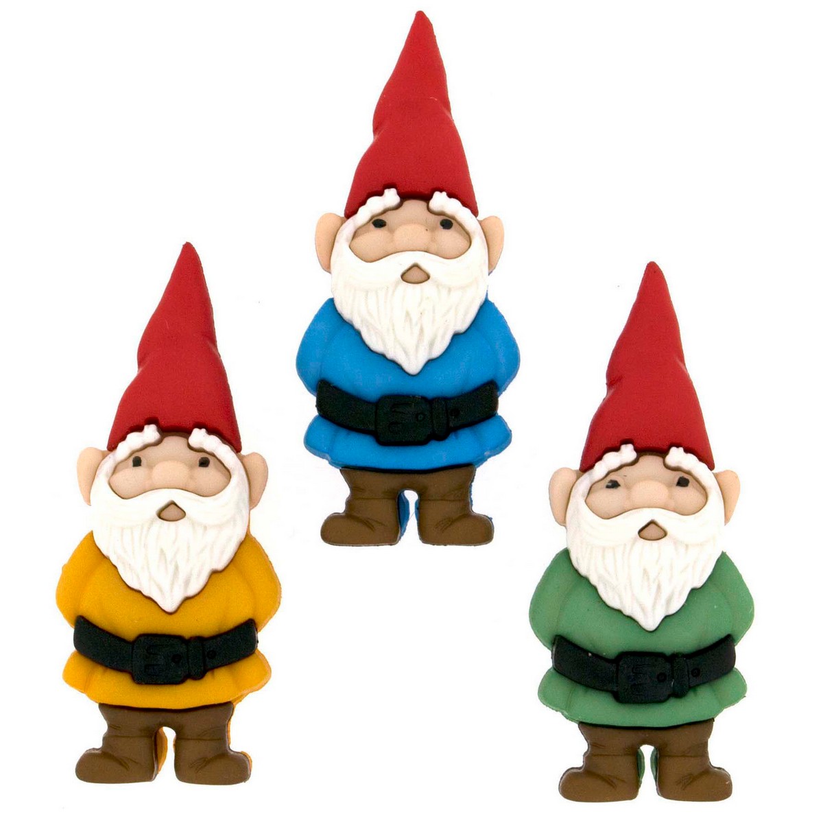 Dress It Up Knöpfe Garden Gnomes - Gartenzwerge