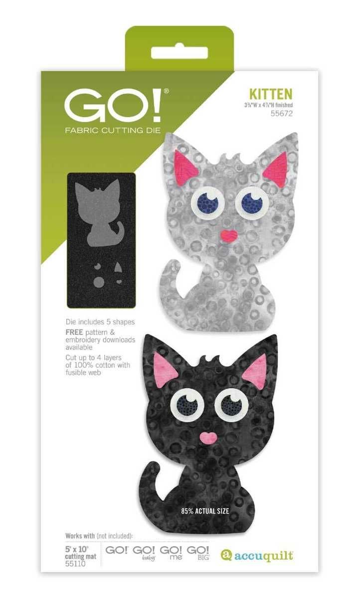 Accuquilt Stanzform Kitten Die - 55672