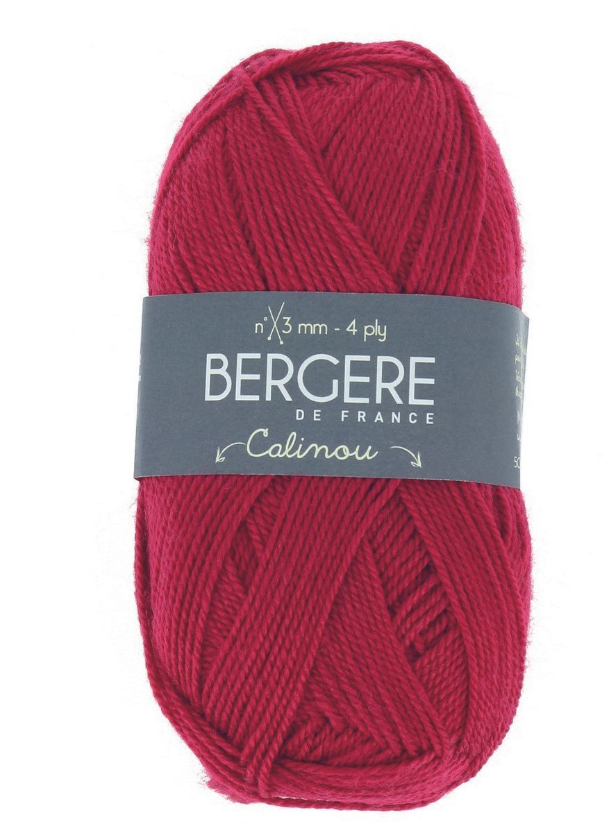 Bergere Calinou - Farbe Magenta 185m/50g, 75% Polyacryl, 25% Wolle 