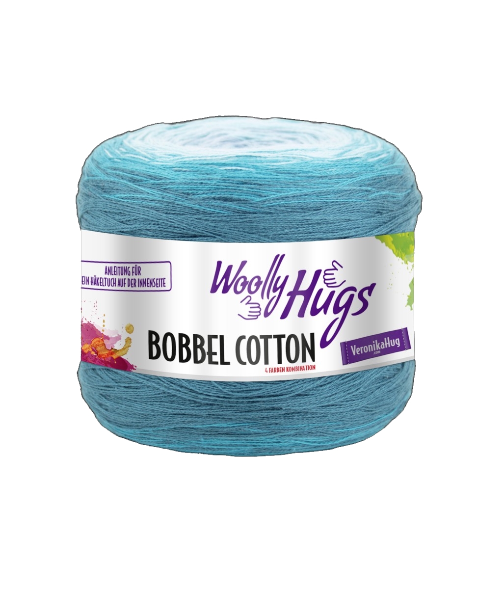 Woolly Hugs Bobbel Cotton 4-fädig, 200g/800m 50% Baumwolle / 50% Polyacryl
