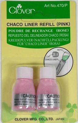Clover Kreidepulver für Chaco-Liner 2 x 2,8g  Rot