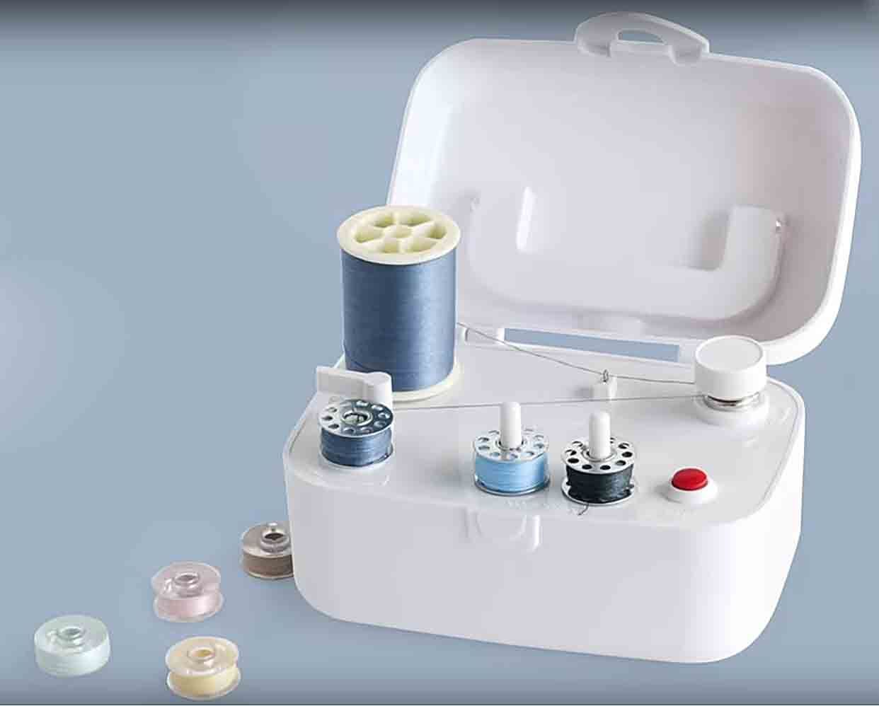 Simplicity Sidewinder, tragbarer Spulenwickler für Unterfadenspulen