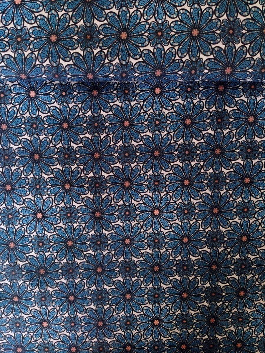 Jersey, Blumenmuster, 92% Baumwolle, 8% Elasthan  ca. 1,40m breit