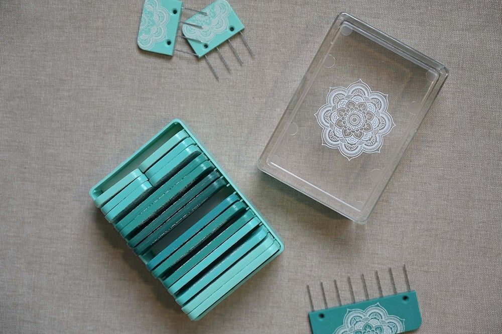 KnitPro Kammnadeln mit Befestigungslöchern The Mindful Collection Packung mit 20 Stück