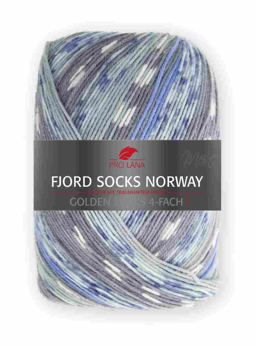 PRO LANA Fjord Socks Norway 4-fach 75% Wolle, 25% Polyamid