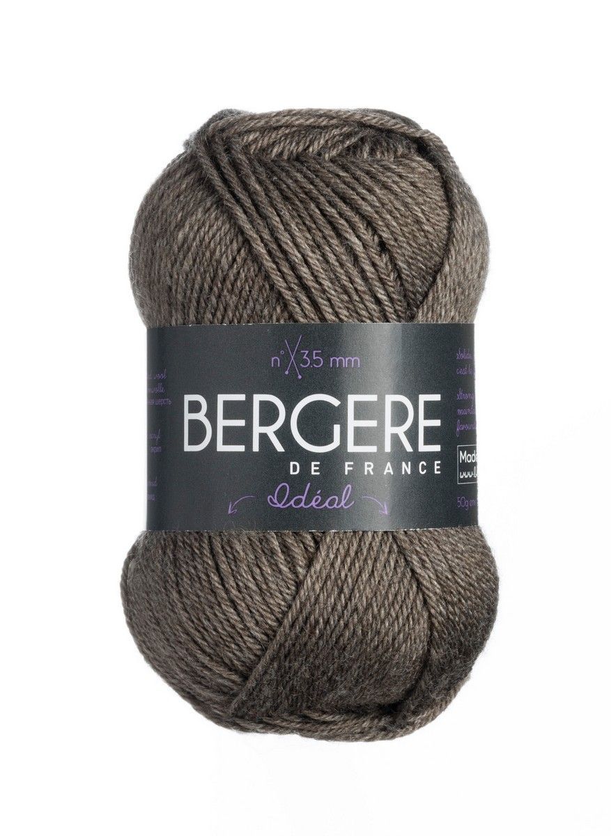 Bergere Ideal - Farbe Lievre, 125m/50g  40% gekämmte Wolle, 30% Polyacryl, 30% Polyamid
