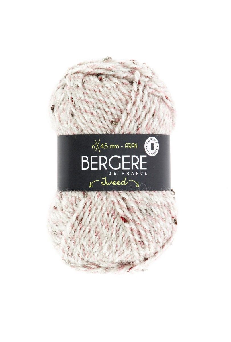 Bergere Tweed - Farbe Skye 53% Polyacryl , 30% Wolle, 12% Polyamid, 5% Mohair 