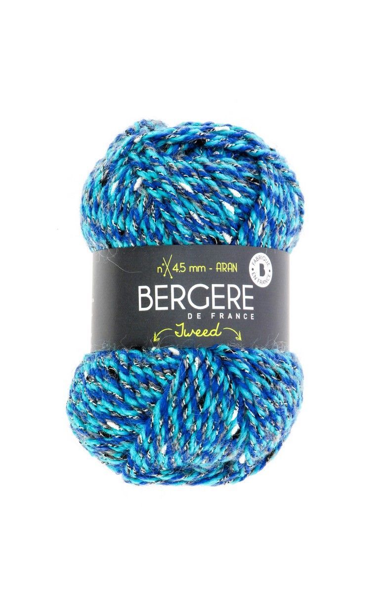 Bergere Tweed - Farbe Harris 53% Polyacryl , 30% Wolle, 12% Polyamid, 5% Mohair 