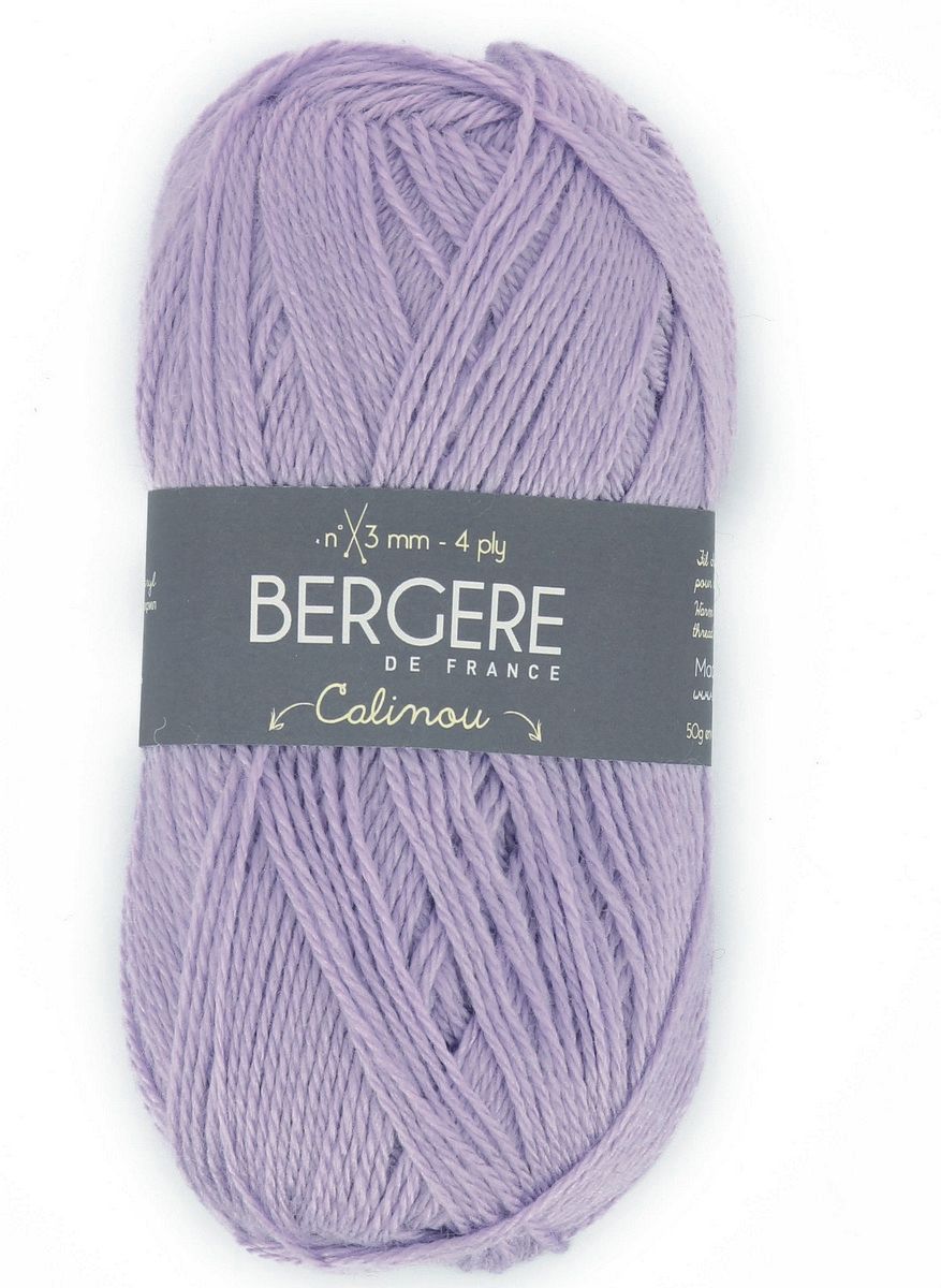 Bergere Calinou - Farbe Parme 185m/50g, 75% Polyacryl, 25% Wolle 