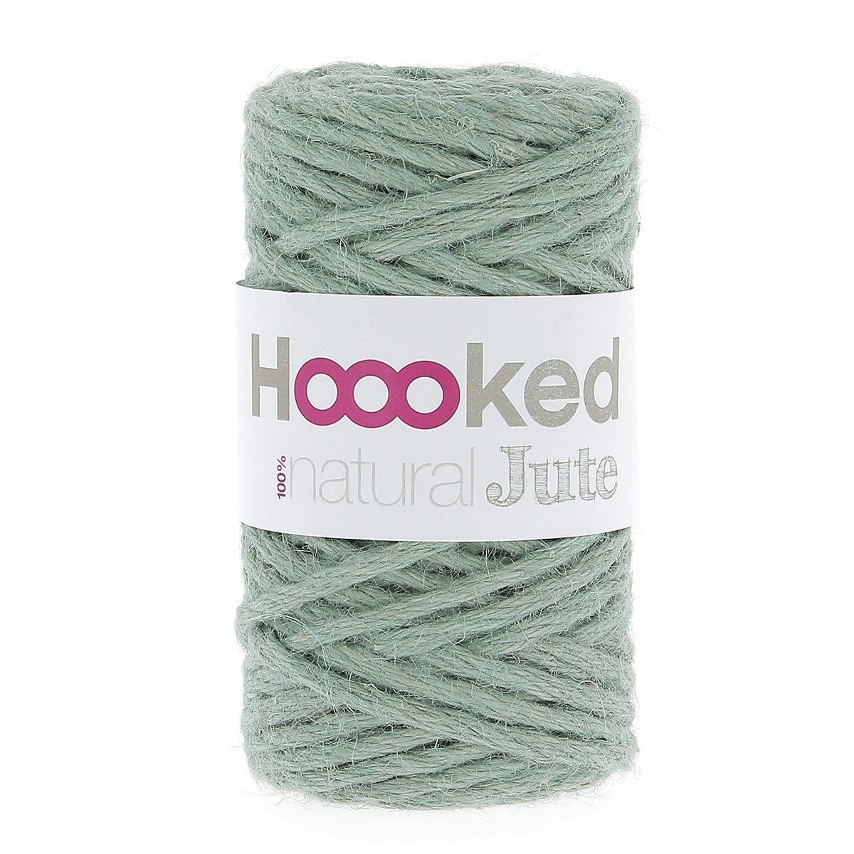 Hoooked Natural Jute, Fb. Serenity Mint Makramee, 100% Jute, natürlich, schadstofffrei