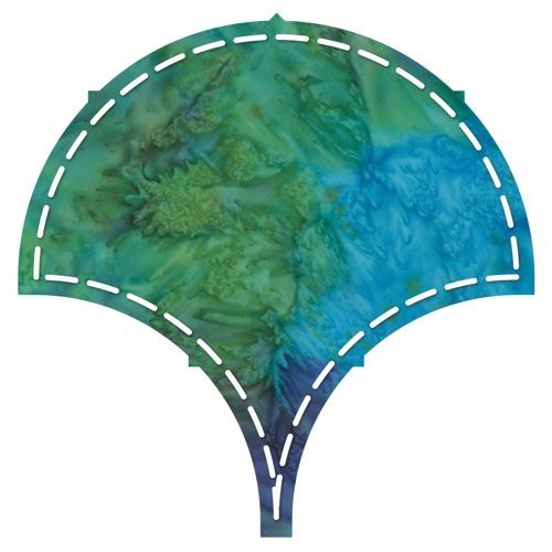 Accuquilt Stanzform Clamshell 8 inch (20,3cm) fertige Größe