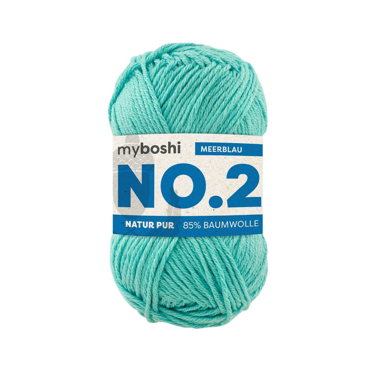 myboshi No.2, 85% Baumwolle 15% Kapok 50g/100m, 100% vegan