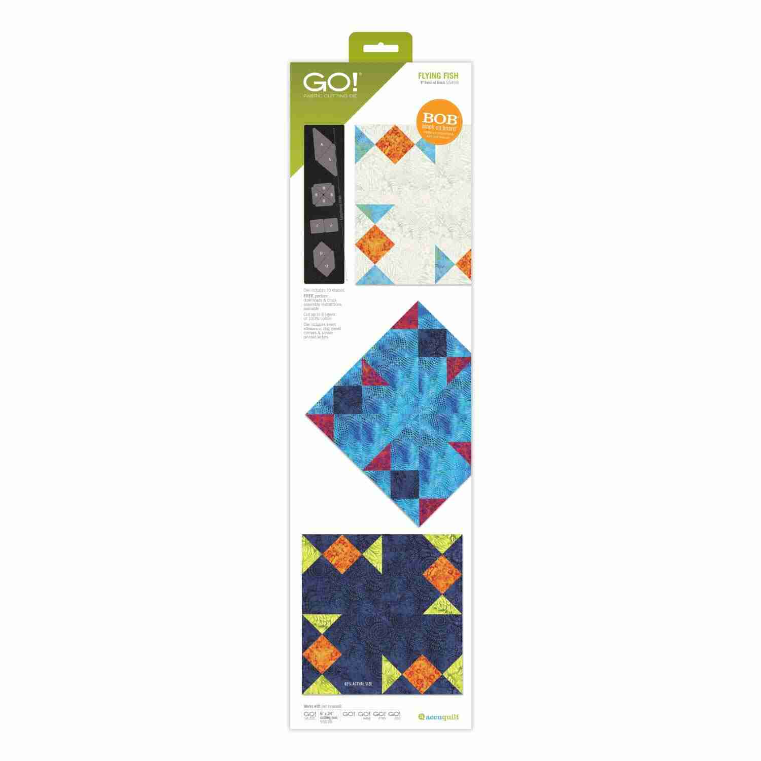 Accuquilt Stanzform GO! Flying Fish
