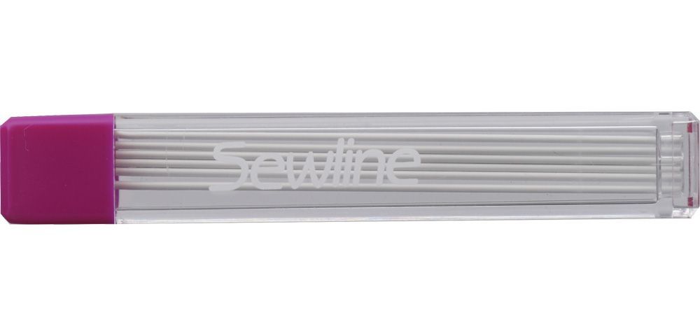 Minen für Stoffmarkierstift Sewline 0,9 mm Weiß 6 Stück