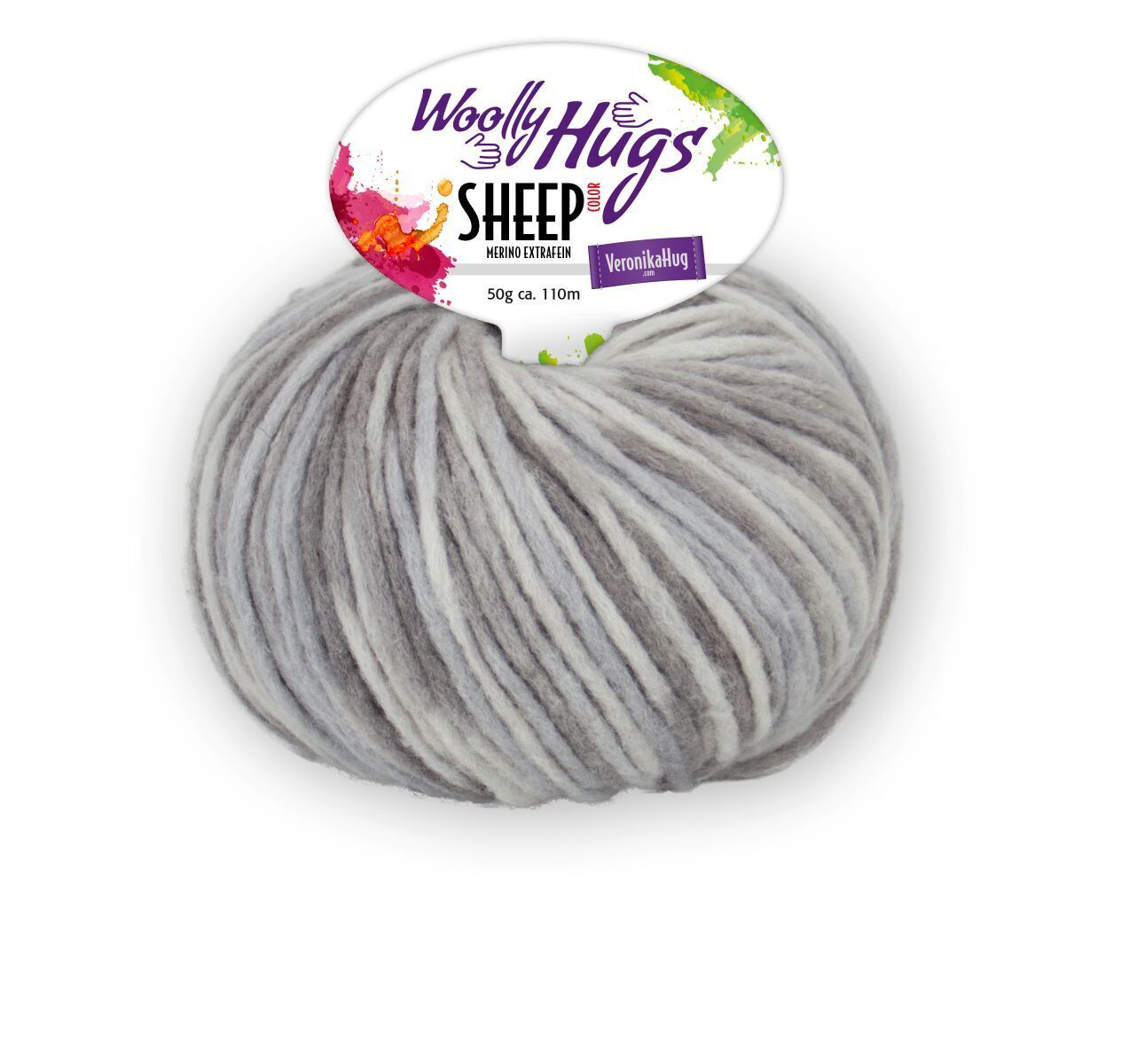 Woolly Hugs Sheep Color, Fb 84 50% Wolle (Merino) extrafein, 28% Baumwolle, 22% Polyamid