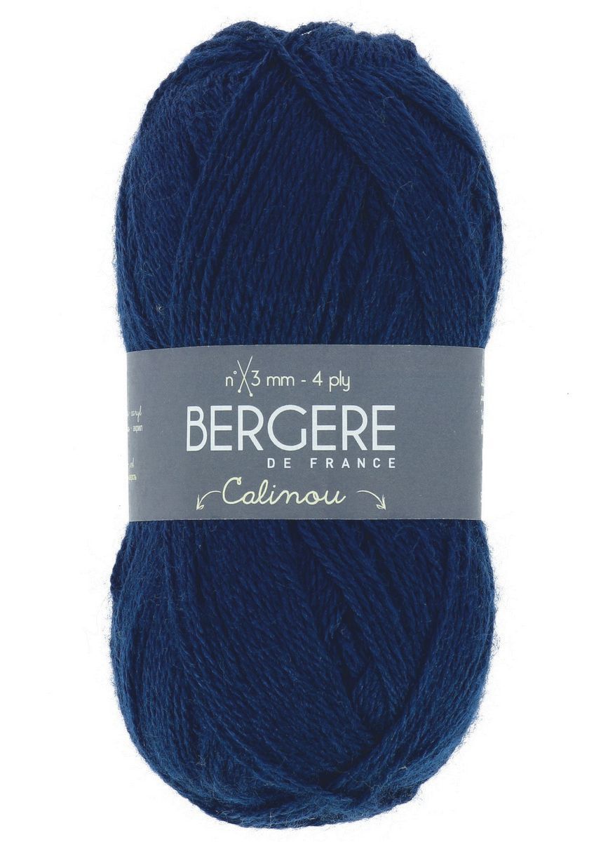 Bergere Calinou - Farbe Bleu  Nuit 185m/50g, 75% Polyacryl, 25% Wolle 
